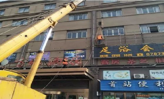 文成安装较高的门店招牌有什么好的方法？